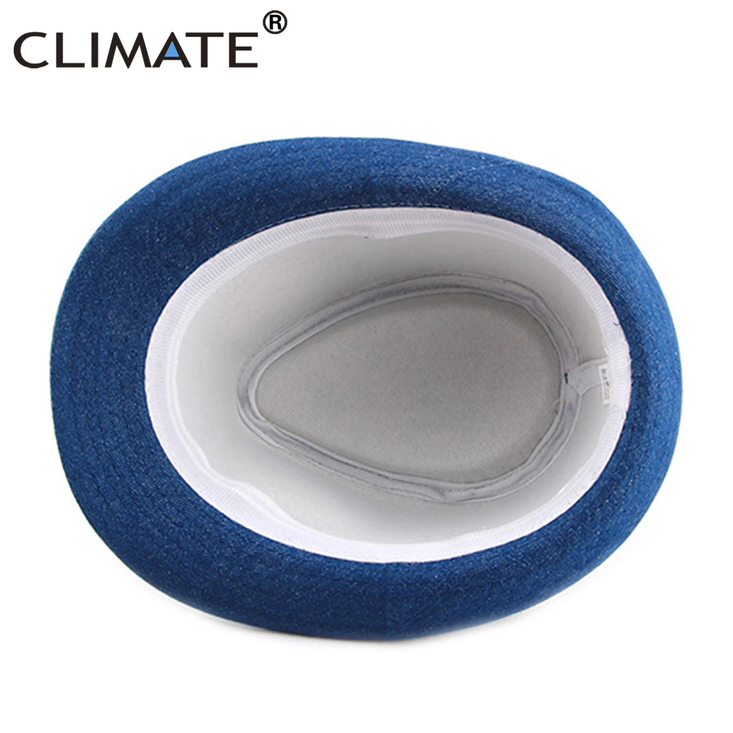 Мужская джинсовая джазовая шляпа CLIMATE фетровая одежда головные уборы для мужчин