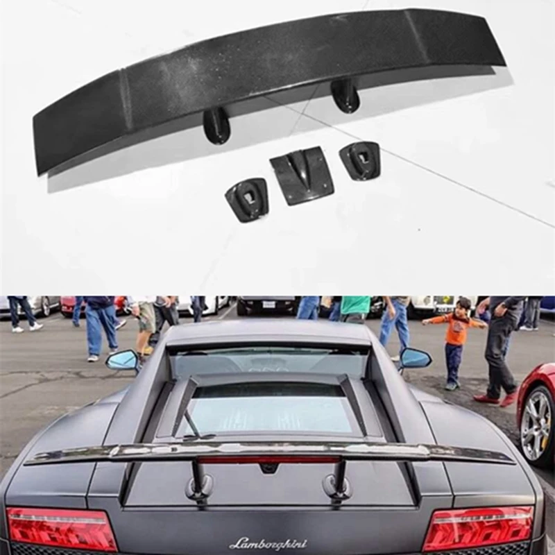Углеродное волокно заднего крыла багажник выступ Спойлеры для Lamborghini Gallardo