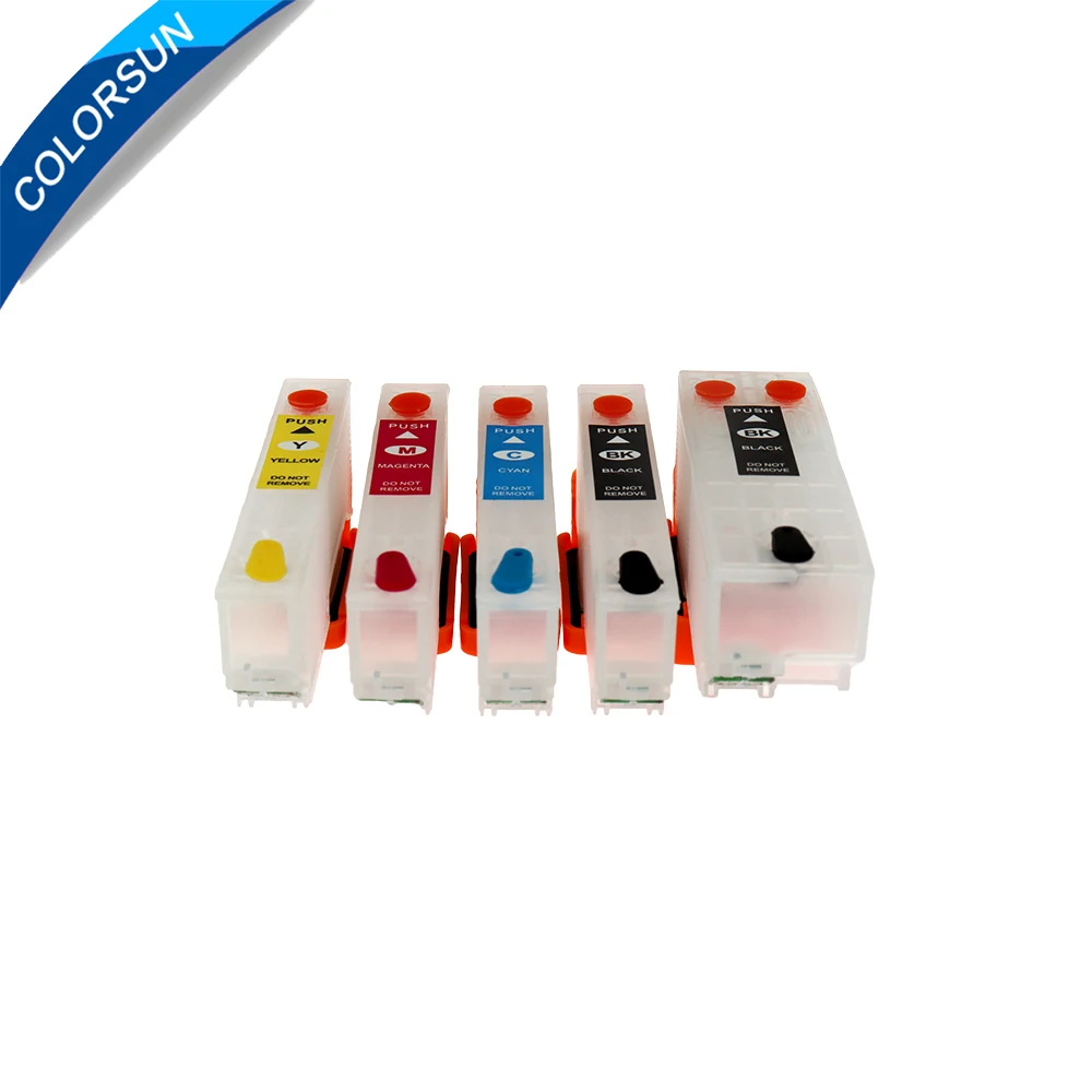 Colorsun 33XL T3351 заправляемые чернильные картриджи для XP 530 630 830 635 540 640 645 XP900 Заправка