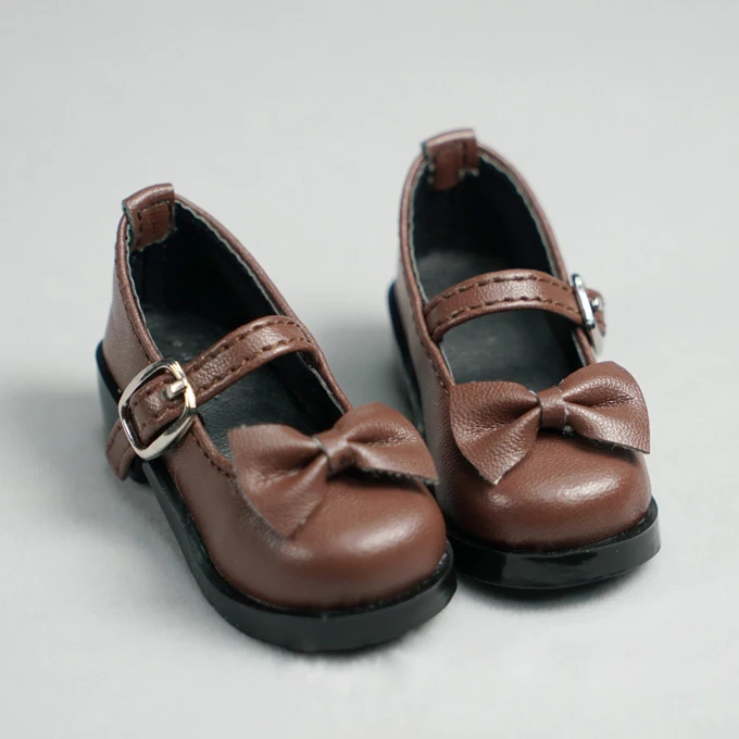 BJD кукольная обувь для 1/3 1/4 1/6 MSD YOSD Размер Игривый с милым бантом кожаные туфли 6 Цвет по выбору аксессуары для куклы