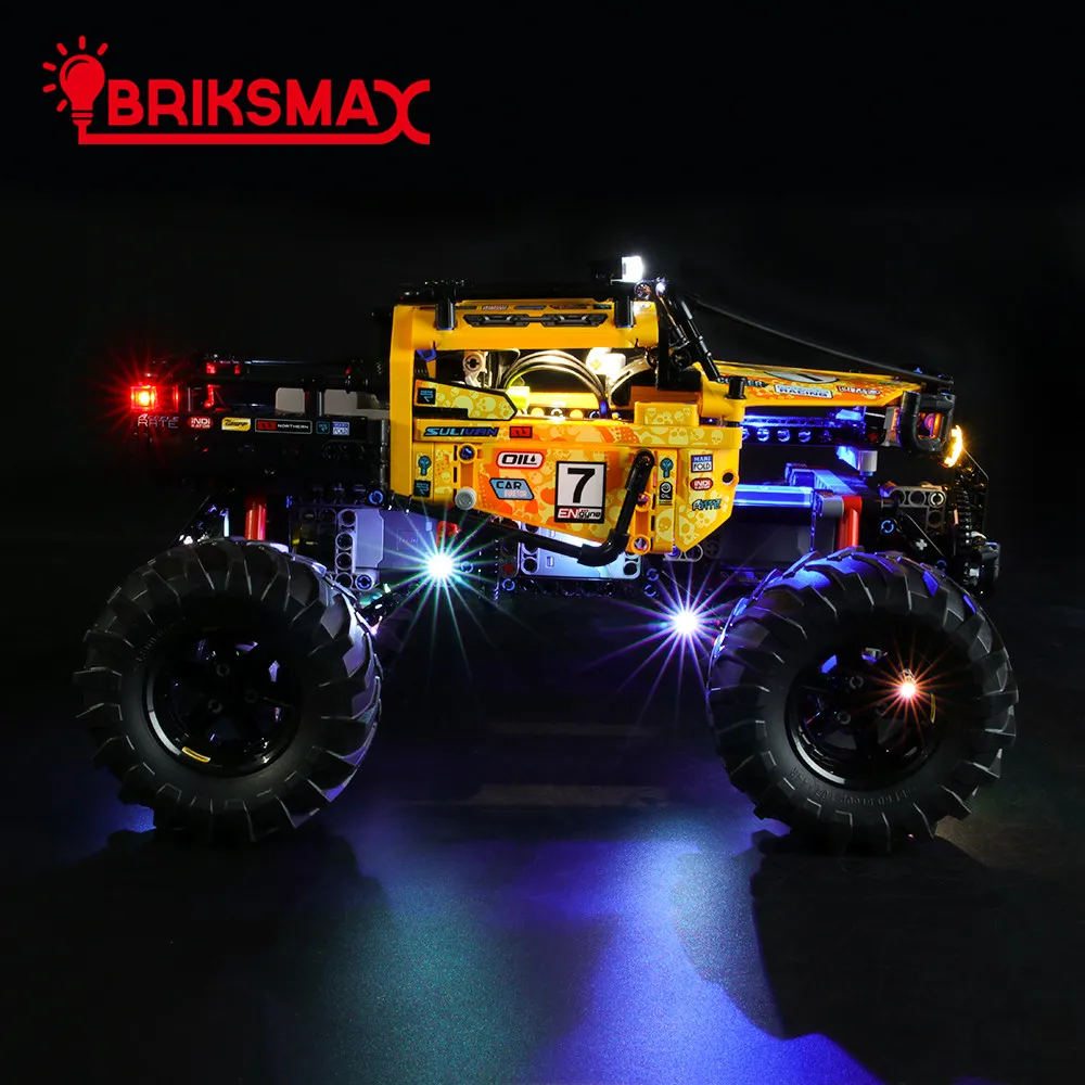 BriksMax светодиодный светильник для Technic 42099 4X4 X-treme Off-Roader светильник ing Set(не включает модель