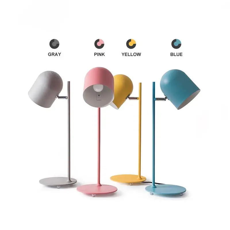 Железная настольная лампа в скандинавском стиле для дома настольные лампы