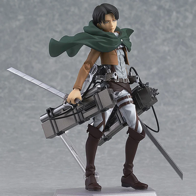 

15cm Anime Attack on Titan Action Figure Statue Levi Ackerman Figurine Change Face Rivaille PVC Collection Model Toys Figures