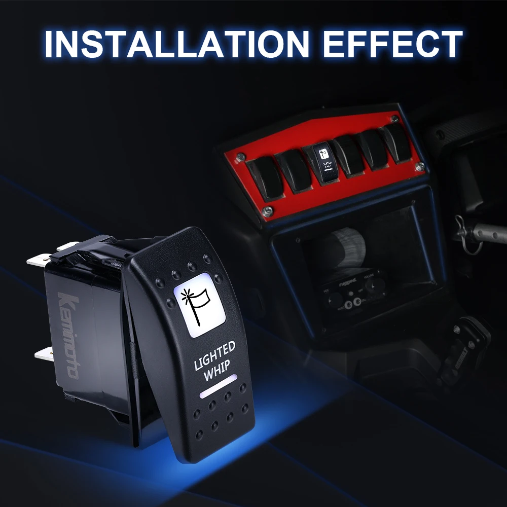 Белая клавишная плетка KEMiMOTO светодиодный лазерный клавишный переключатель с