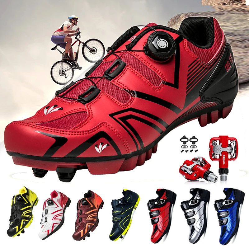 

MTB Cycling Shoes Men Outdoor Sports Sapatilha Ciclismo Self-Locking Non-slip Mountain Bike Sneakers Racing Women Bicy