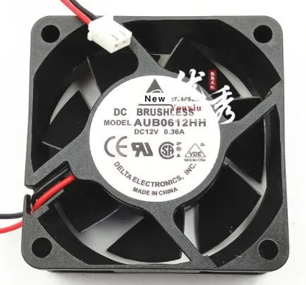 

For DELTA AUB0612HH F00 DC 12V 0.36A 60x60x25mm 3-Wire Server Cooling Fan