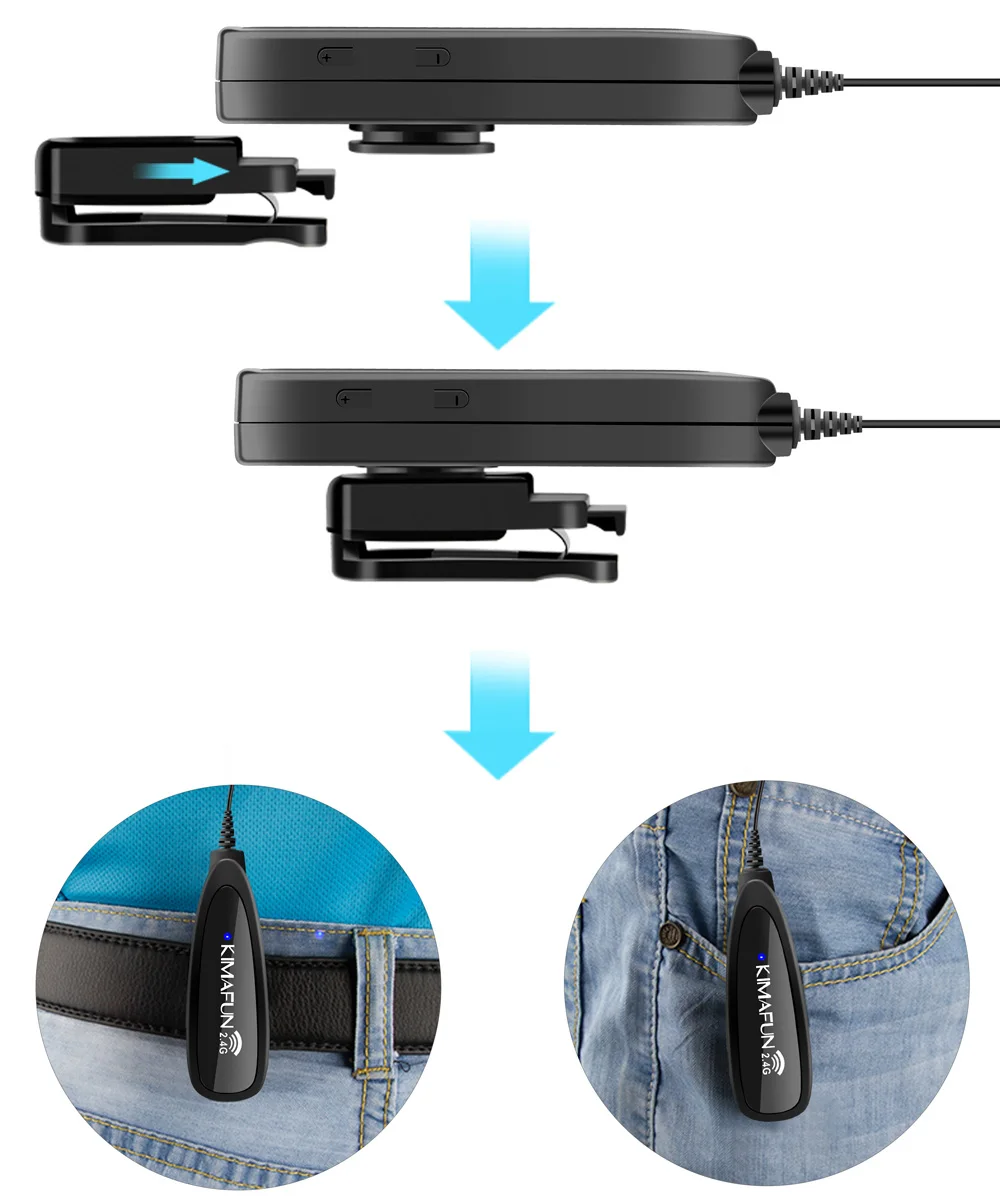 KIMAFUN KM-G150-6 2,4G мини беспроводной Профессиональный музыкальный инструмент конденсаторный микрофон система для скрипки