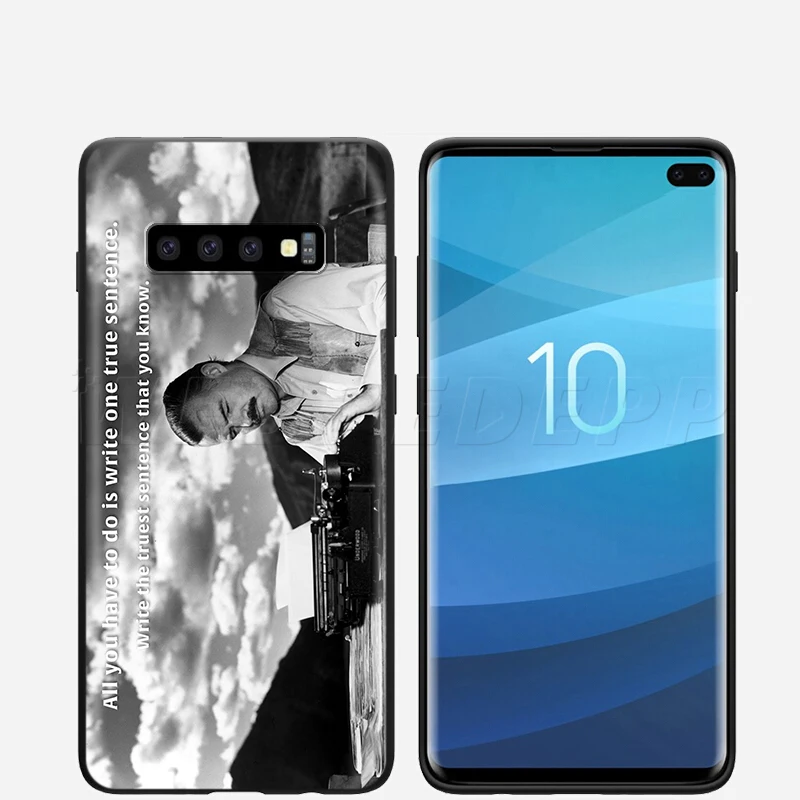 Webbedepp Hemingway чехол для Samsung Galaxy A3 A5 A6 Plus A7 A8 A9 J6 M20 A10S A20S A30S A40S A50S|Бамперы| |