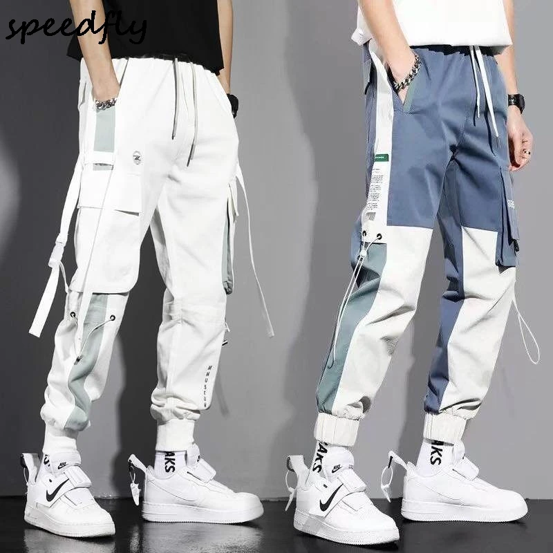 

Streetwear Men's Multi Pockets Cargo Harem Pants Hip Hop Casual Male Track Pants Joggers Trousers Fashion Harajuku Men Pants
