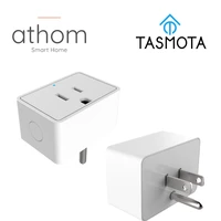 athom preflashed tasmota us smart plug works with home assitant electric consumption monitoring 16a
