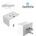 Интеллектуальная штепсельная вилка ATHOM TASMOTA US, работает с мониторингом электрического потребления в домашних условиях 16 А