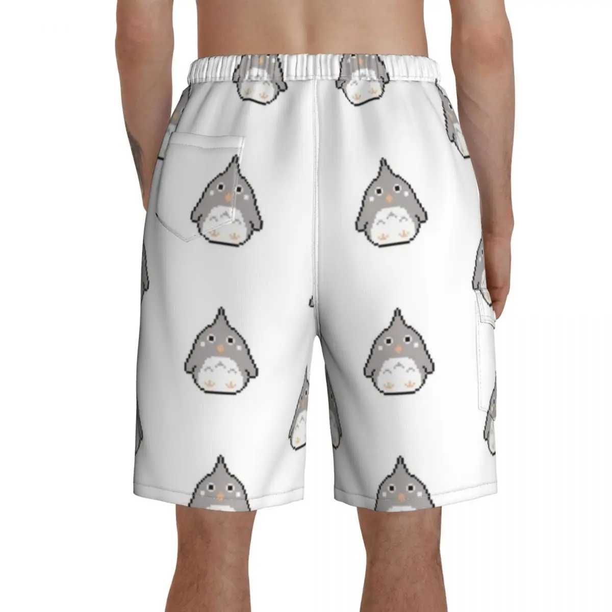 

Totoro Board Shorts Polyester Swimming Trunks Bathing Pattern Men Swim Trunks