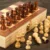 Магнитный деревянный набор шахматы деревянные шахматных фигур, большая доска с 34 шахматными фигурами, складной дорожный набор шахматных фигурок, коллекционная портативная настольная игра настольные игры - изображение