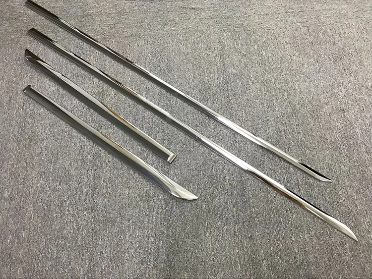 ABS Хром Боковая дверь молдинг Обшивка крышка Украшение защитные аксессуары 4