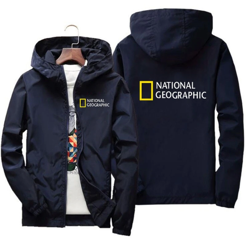 

Мужская куртка National Geographic, куртка для экспедиций, куртка, Мужская модная уличная одежда, Мужское пальто, ветровка с капюшоном