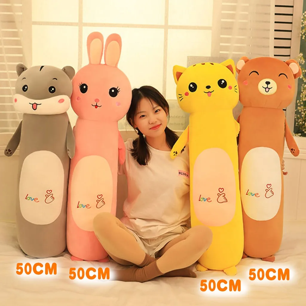 50 см длинная хлопковая милая Кукла Плюшевая Игрушка мягкая плюшевая подушка для