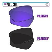 ezreplace polarized replacement lenses for oakley fuel cell sunglasses blackp plus purplep