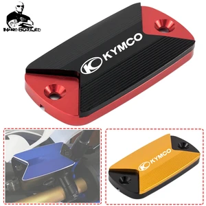 CNC Motorcycle Front Brake Fluid Reservoir Cap Cover For KYMCO X-TOWN K-XCT 125 300 XCITING Downtown 125 250 300 400 S400 Moto