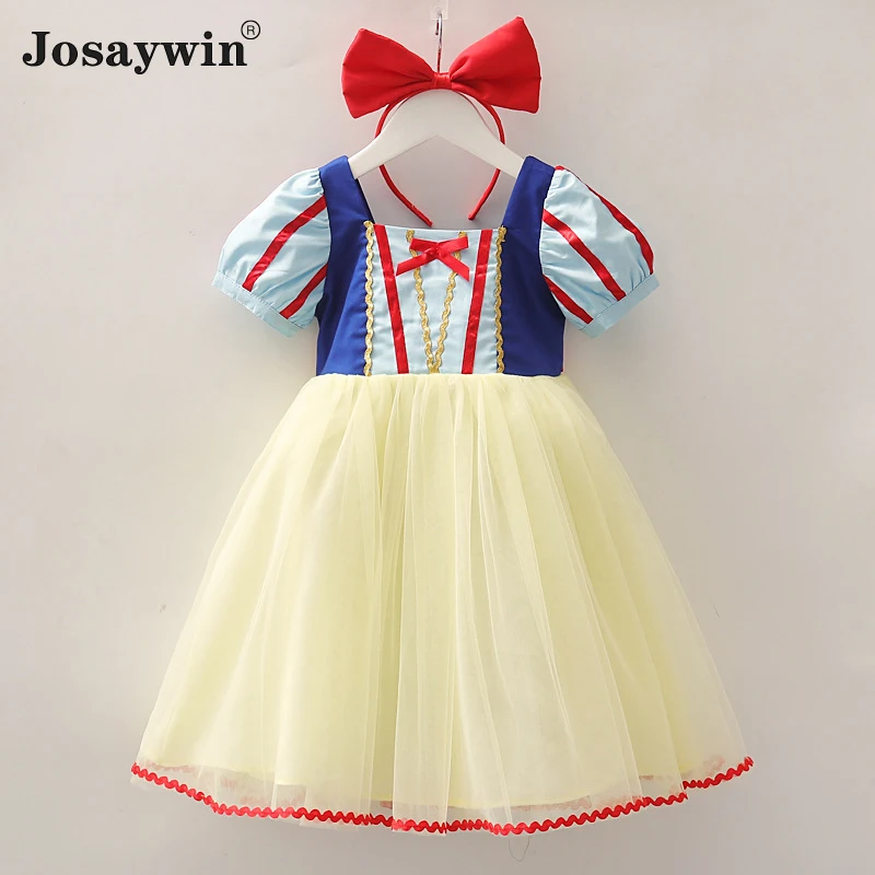 Vestido de verano para ni&ntilde;a, vestido de Blancanieves, vestido de baile para ni&ntilde;a, vestido de princesa para fiesta, ropa para ni&ntilde;a-1