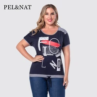 pn women tees fashion letter printed t shirt high quality female tops plus size ladies outerwear clothes f1576