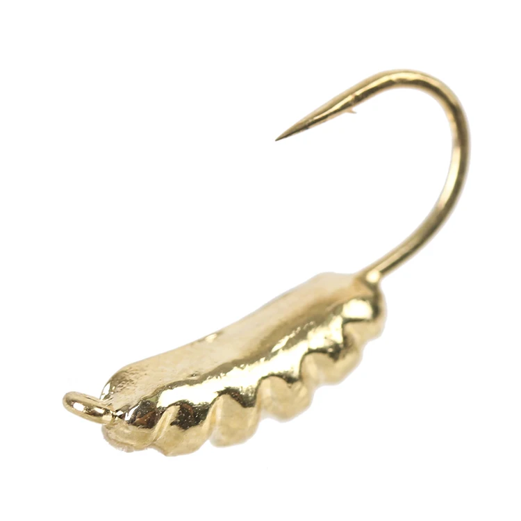 MAXIMUMCATCH Ant Ice Jig With Eye Banana Diamond Ball Winter Fishing Lure Quality Mini Tungsten Metal Lead Head Hook Bait |