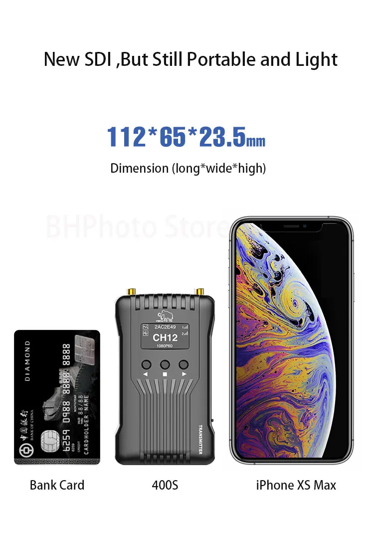 HOLLYLAND Moma 400S 400FT HDMI SDI 1080P передача для камеры изображения беспроводной HD видео передатчик приемник VS Mars 300 300ft