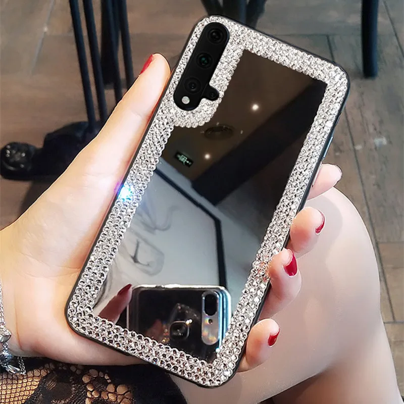 Чехол для телефона Honor 20 9A блестящее Кристальное Зеркало силиконовый чехол