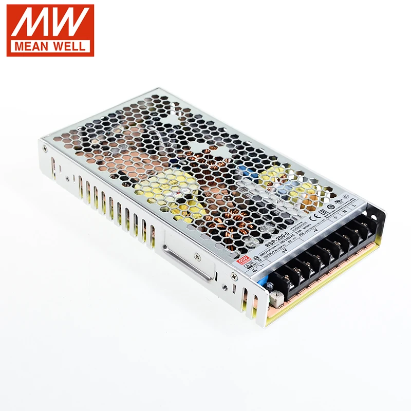 Бренд MEAN WELL представляет RSP 200 2.5 переключение Питание 110V/220 В переменного тока до 2