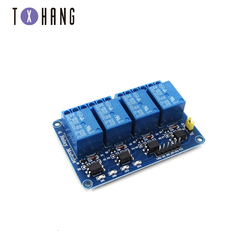 5 в 4 Канальный Релейный модуль щит для Arduino ARM PIC AVR DSP электронный канала релейный