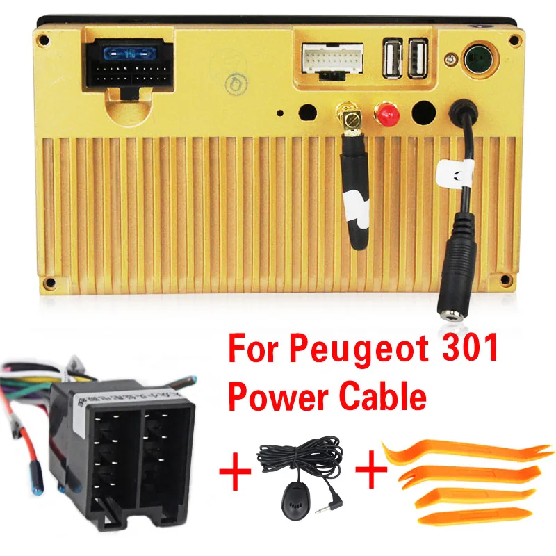 for peugeot cable " Универсальный RDS 2 din Android 8,1 автомобиль радио gps 2din Автомобильная dvd-навигационная система для VW Nissan TOYOTA Volkswagen Peugeot - Цвет: for peugeot cable