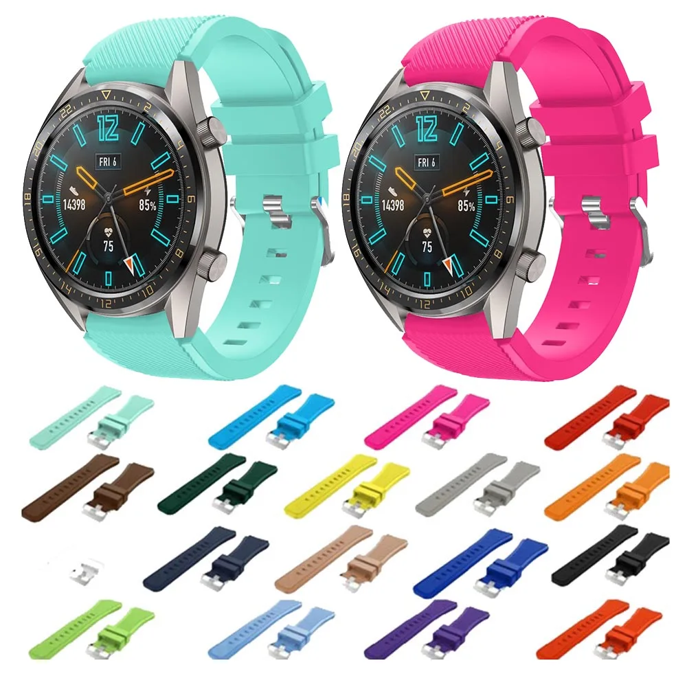 22 мм ремешок для часов samsung Galaxy watch 46 gear S3 Frontier huawei часы gt спортивный браслет на