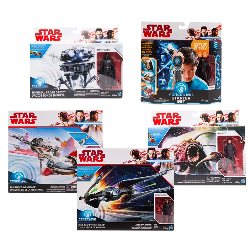 

Hasbro Anime Movies Star Wars Force Start Series Fighter 3.75 Inch Doll Induction Bracelet Action Figure Model Kids Toy Gifts