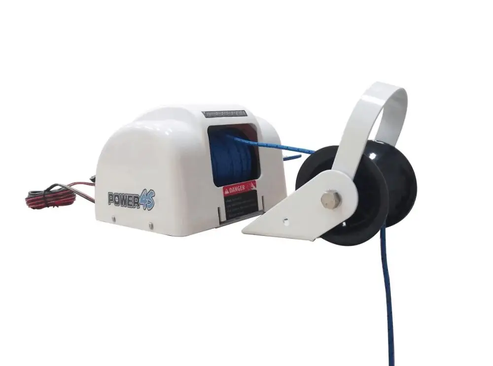 SAW 12V AutoDepoly Якорная Лебедка 45 lb. Морская лодка понтон 4 варианта - Цвет: SAW