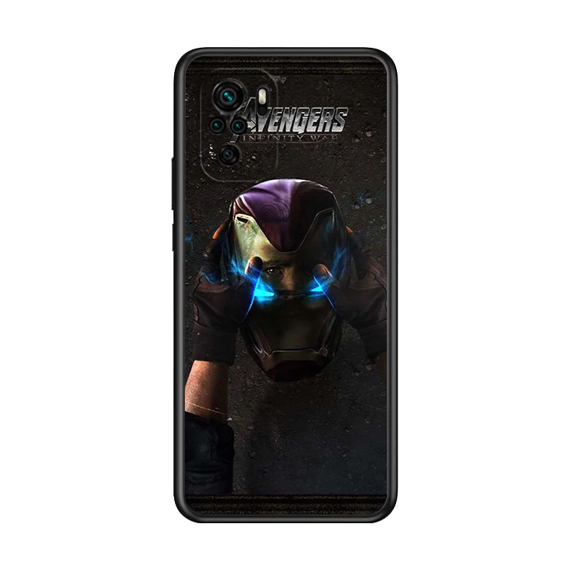 

Marvel Avengers Infinity Gauntlet Logo For Xiaomi Redmi Note 10S 10 9T 9S 9 8T 8 7S 7 6 5A 5 4X 4 Pro Max 5G Black Phone Case