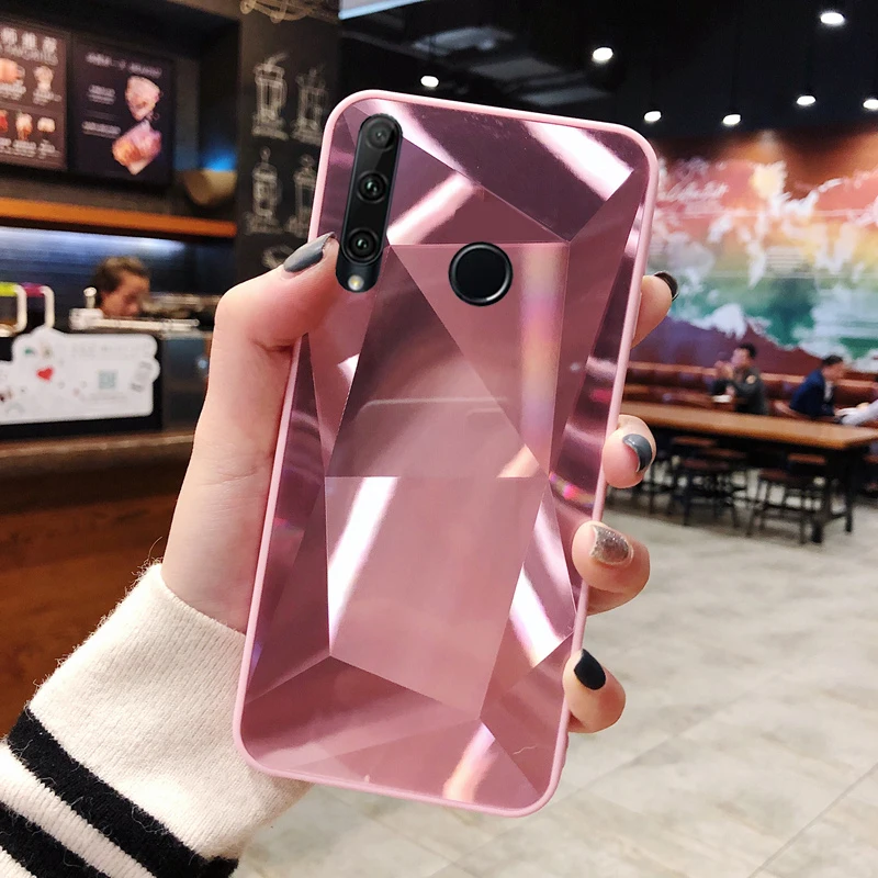 Чехол для huawei P20 P30 Коврики 20 10 Lite рro Y6 Y7 Y9 P Smart 2019 Prime 2018 3D с бриллиантами блестящий