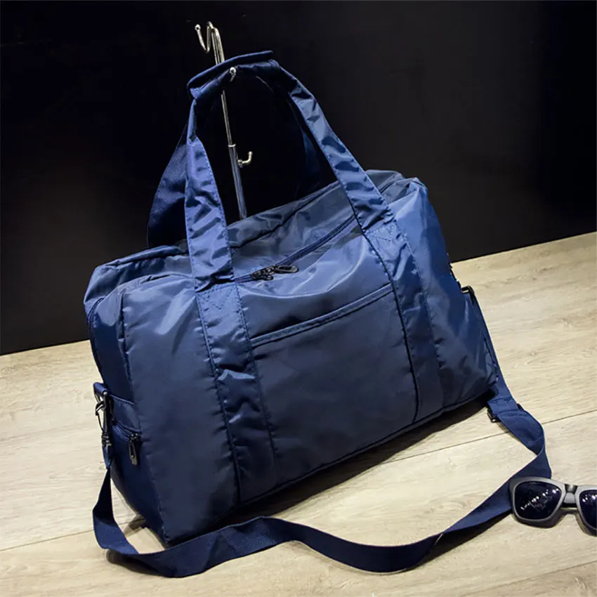 Вместительная однотонная спортивная сумка для мужчин и женщин сумка-тоут отдыха
