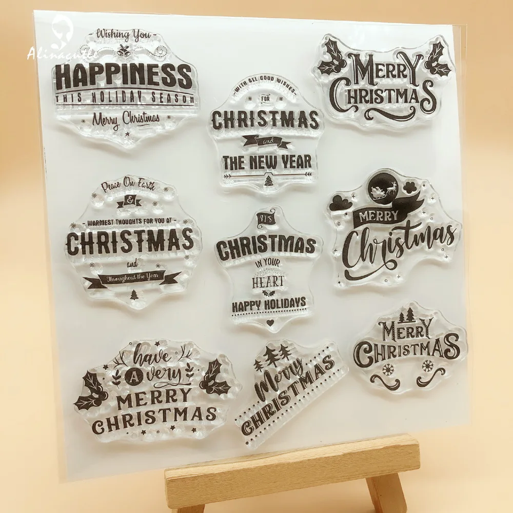 CLEAR STAMPS Christmas Sentiment Tag Scrapbooking Handmade Card Album Paper Craft Rubber Transparent Silicon AlinaCraft
CLEAR STAMPS Christmas Sentiment Tag Scrapbooking Handmade Card Album Paper Craft Rubber Transparent Silicon AlinaCraft