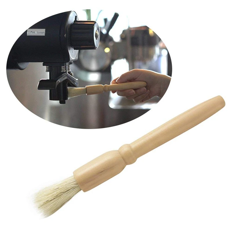2 предмета Кофе шлифовальная машина для очистки кисти деревянная щетка эспрессо