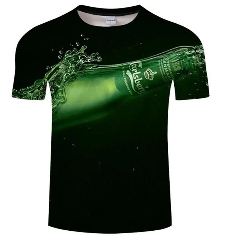 picture color AliExpress мужская одежда пивной пузырь цифровой печати Футболка мужская Спортивная майка - Цвет: picture color