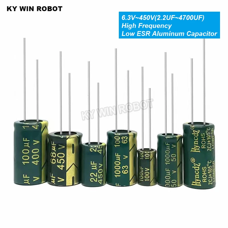 2-50pcs 10V 16V 25V 35V 50V 100V 400V 20% High Frequency Capacitor 100UF 220UF 330UF 470UF 680UF 1000UF 1500UF 2200UF 3300UF | Электронные