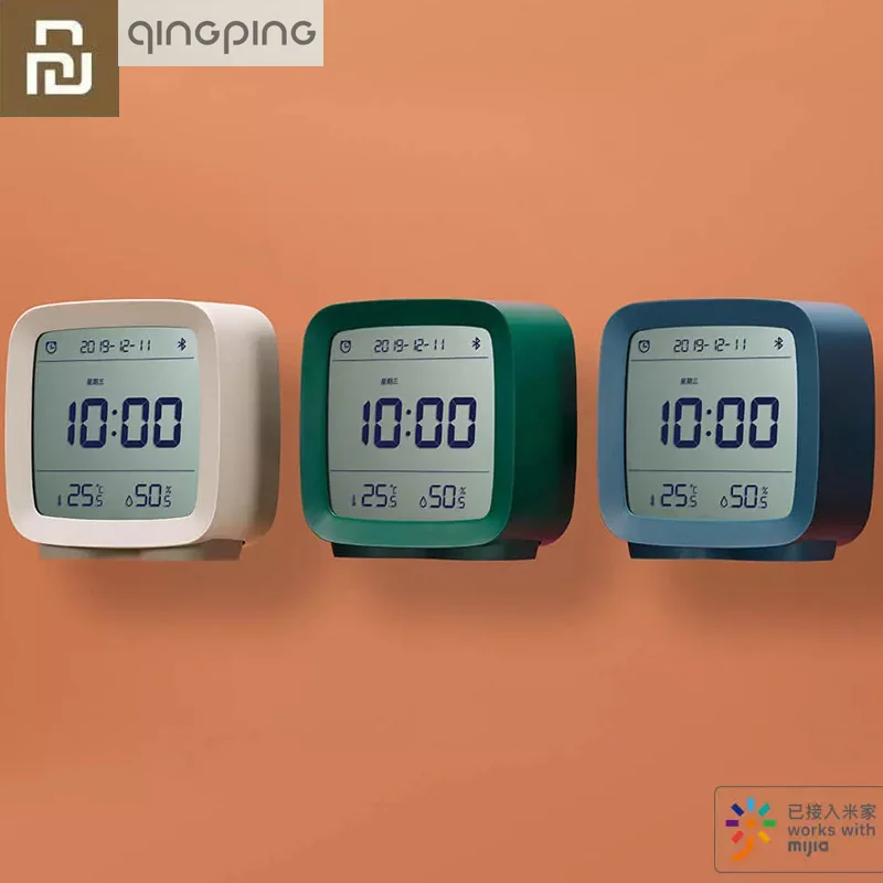 Датчик температуры и влажности Youpin Qingping Mijia Bluetooth светильник с ЖК дисплеем