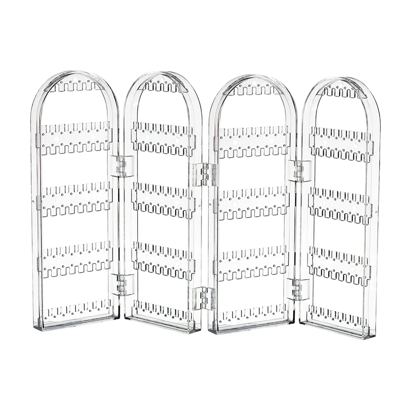 

Коробка для хранения ювелирных изделий Акриловая Складная Подставка для ожерелья прозрачная подставка для ювелирных изделий Кольцо подст...