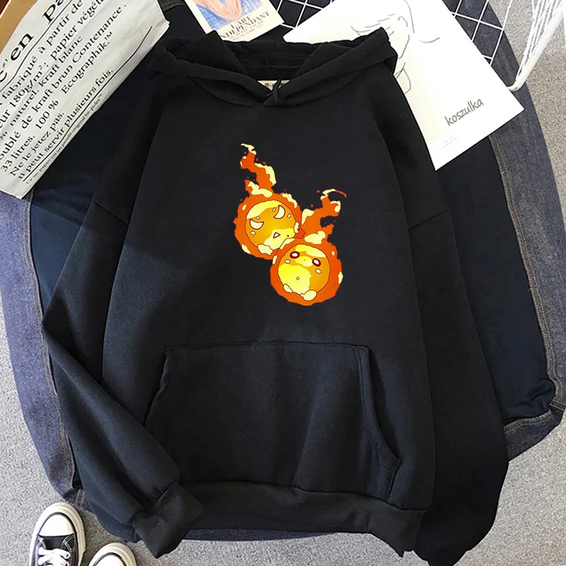 

Anime Fire Force Hoodie Sweatshirts Hoodies Fashion Harajuku Print Men Pullover fashion men punk clothes streetwear Long Sleeve