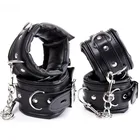 Мягкие искусственные губчатые наручники, манжеты на лодыжку, БДСМ бондаж, сексуальные наручники, анкеры, экзотические костюмы, аксессуары, секс-игрушки для пар