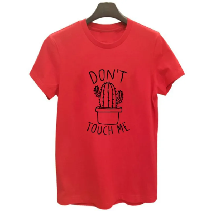Женская футболка С КАКТУСОМ и принтом Харадзюку хипстер Tumblr лето забавный