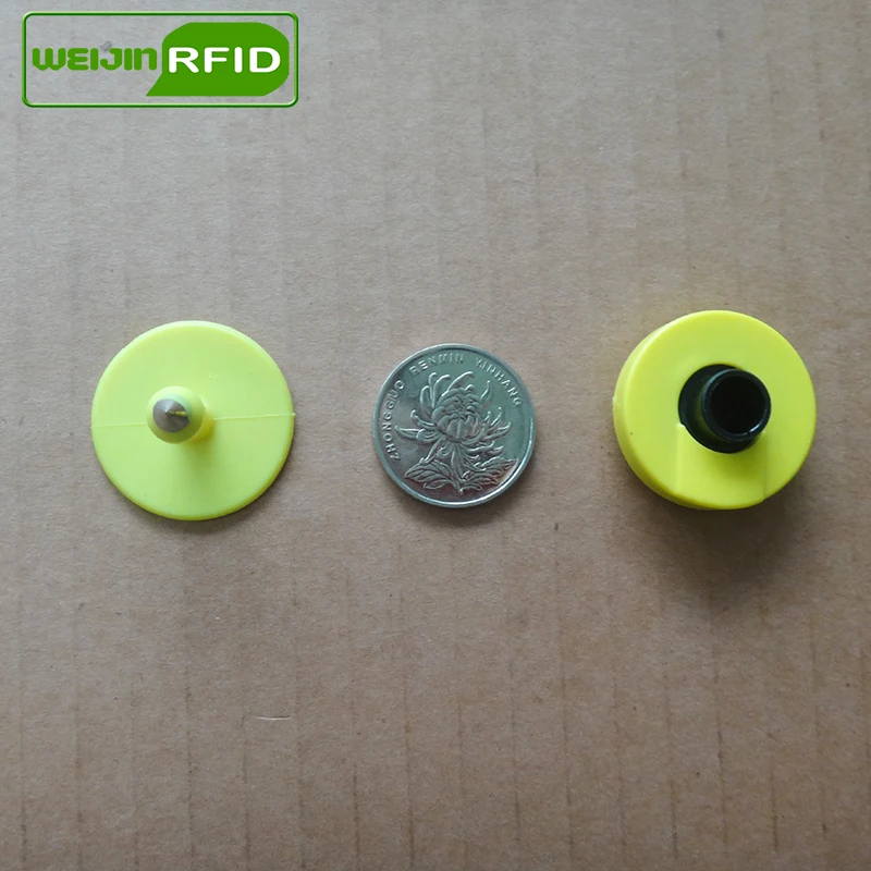 Радиочастотная метка для отслеживания ушей Идентификация животных EPC Gen2 915 м 868 860