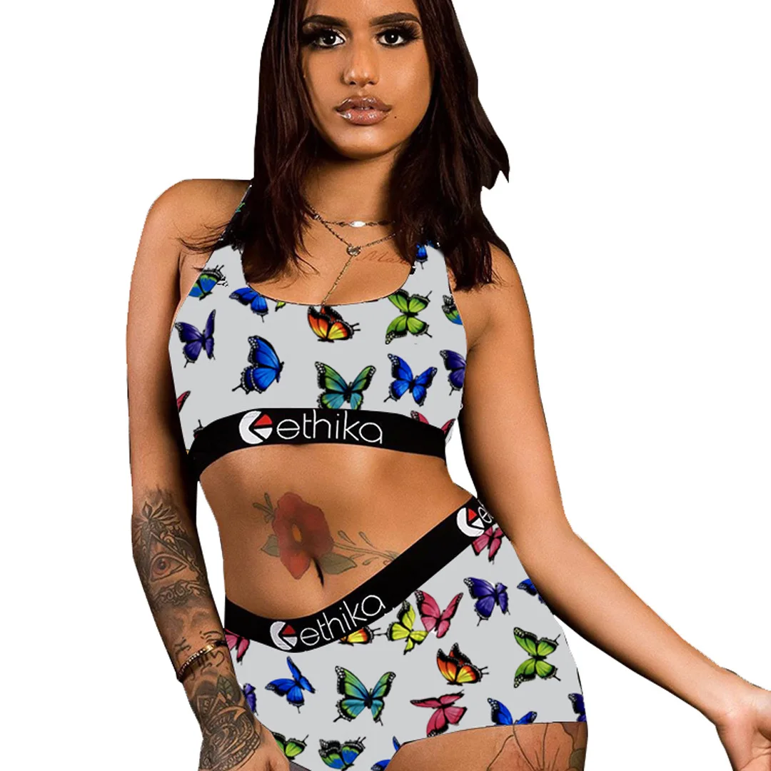 

Bathing Suit Women Print O-neck Beach Cover Up Two Pieces Sexy Beach Wear Vestido De Playa De Verano Para Mujer 2020 Playsuit
