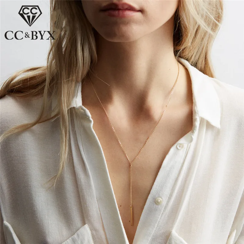 Женское колье чокер простое из серебра 925 пробы с минималистичным дизайном