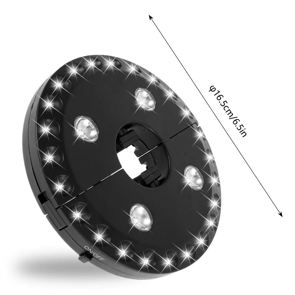 

Cordless Parasol Light LED Umbrella Parasol Night Light Tent Campsite Hanging Emergency Lamp 3 Level Dimming Parasol Light