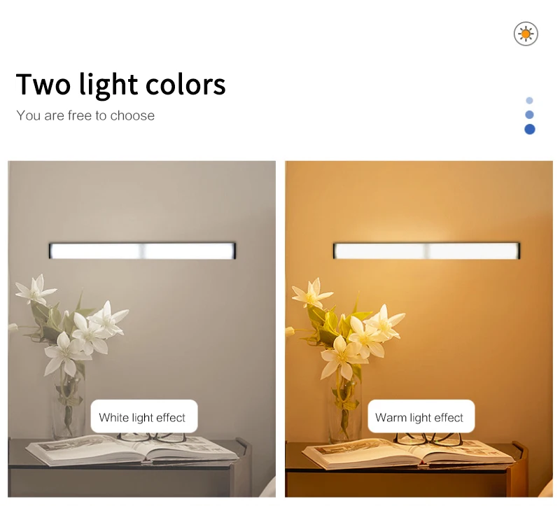 

LED Night Light Motion Sensor Wireless USB Rechargeable Bulbs Tubes Night Lamp For Kitchen Cabinet Wardrobe Wall Closet Lamp